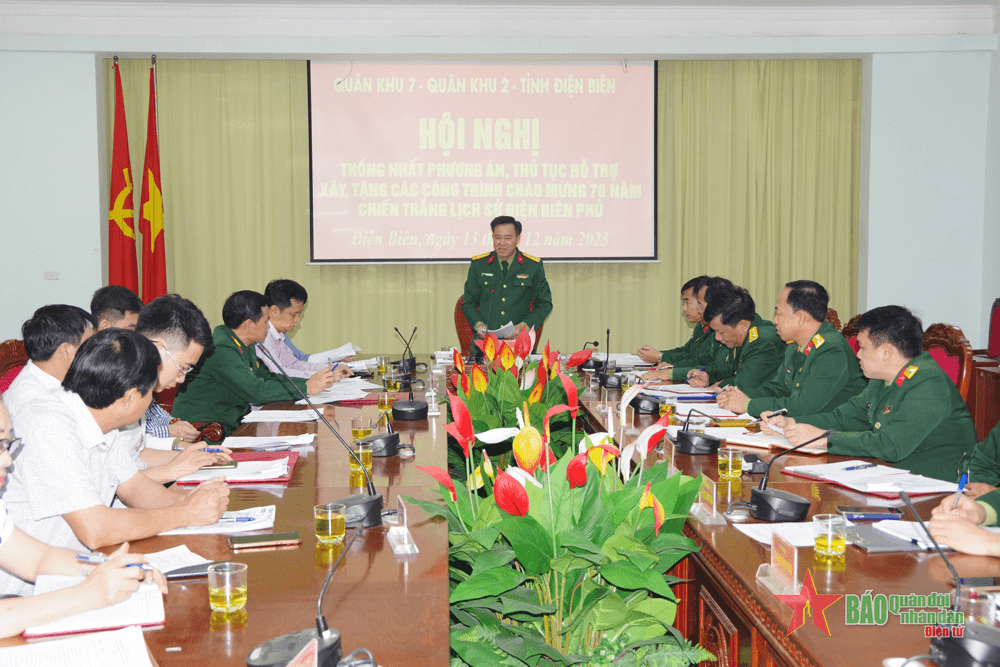Điện Biên: Thống nhất phương án hỗ trợ xây dựng các công trình chào mừng Kỷ niệm 70 năm Chiến thắng Điện Biên Phủ