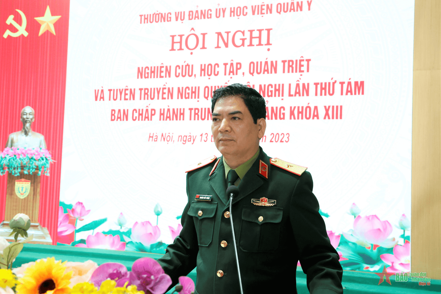 Học viện Quân y học tập, quán triệt và tuyên truyền Nghị quyết Hội nghị Trung ương 8 khóa XIII