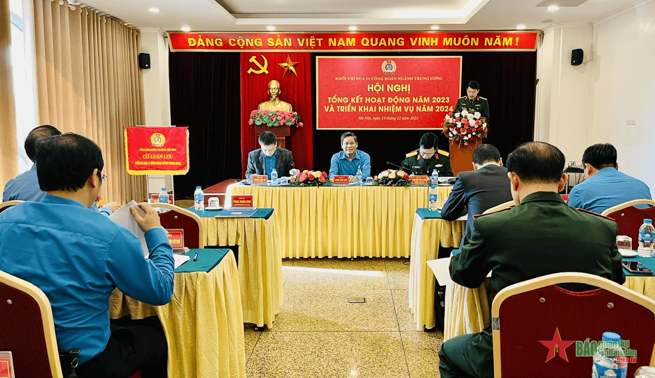 Khối thi đua Công đoàn ngành Trung ương tổng kết hoạt động năm 2023 và triển khai nhiệm vụ năm 2024