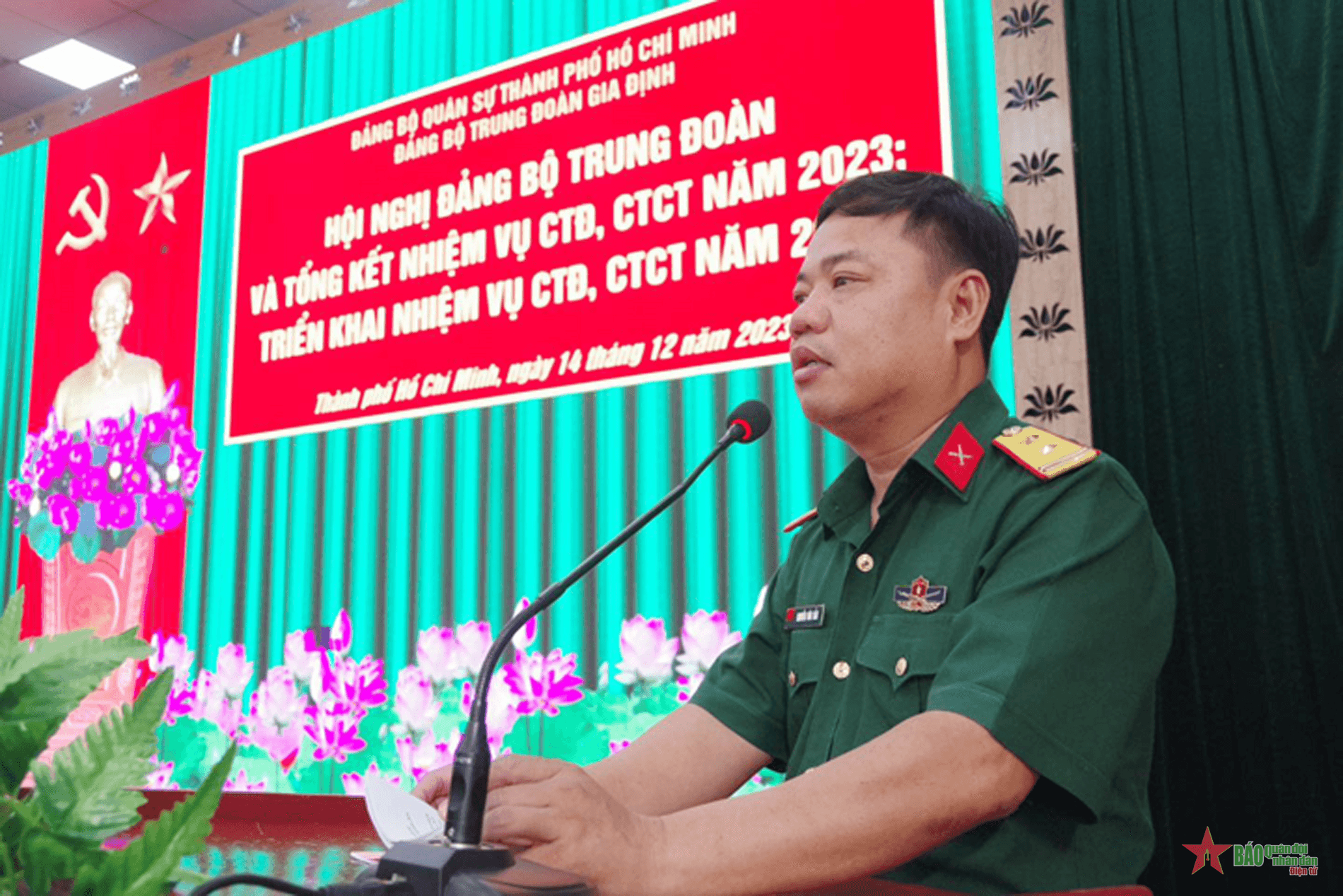 Trung đoàn Gia Định (Bộ tư lệnh Thành phố Hồ Chí Minh) triển khai nhiệm vụ công tác Đảng, công tác chính trị năm 2024