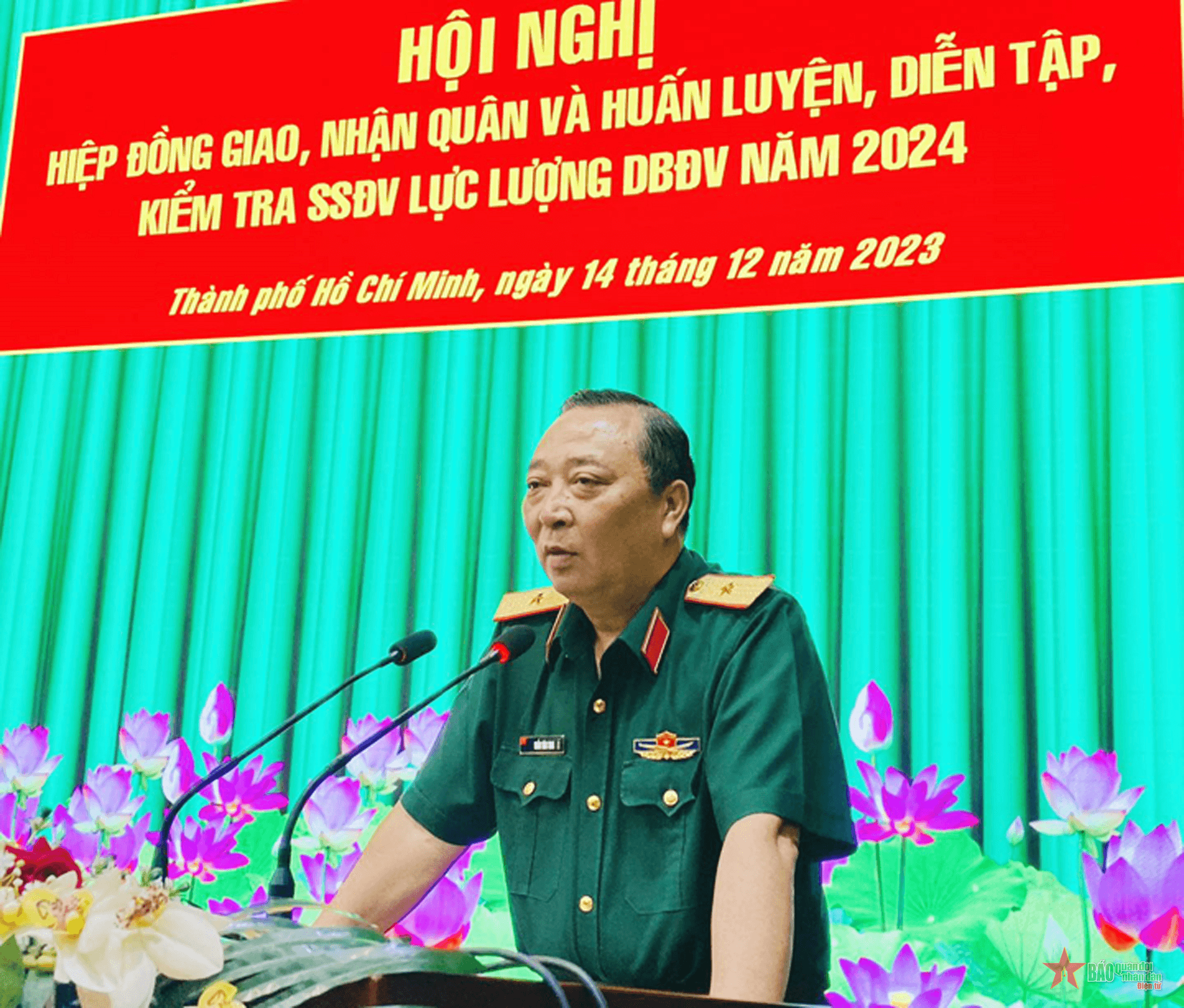 Bộ tư lệnh TP Hồ Chí Minh hiệp đồng giao, nhận quân năm 2024