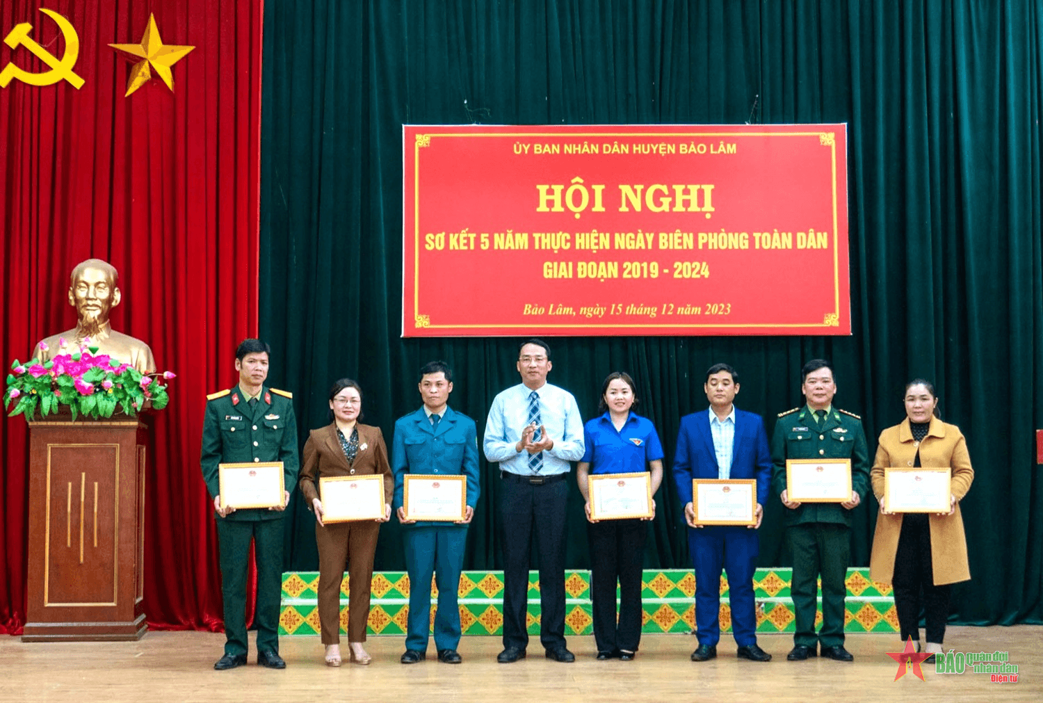Huyện Bảo Lâm (Cao Bằng): Sơ kết 5 năm thực hiện Ngày Biên phòng toàn dân