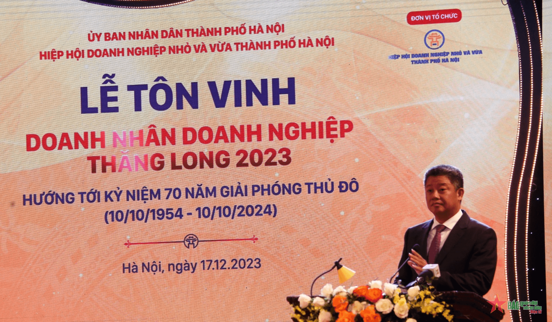Tôn vinh doanh nhân, doanh nghiệp Thăng Long năm 2023