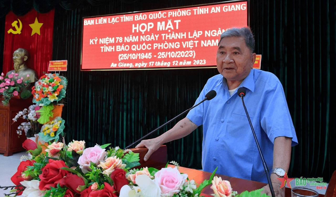 An Giang: Họp mặt kỷ niệm 78 năm Ngày thành lập ngành Tình báo Quốc phòng