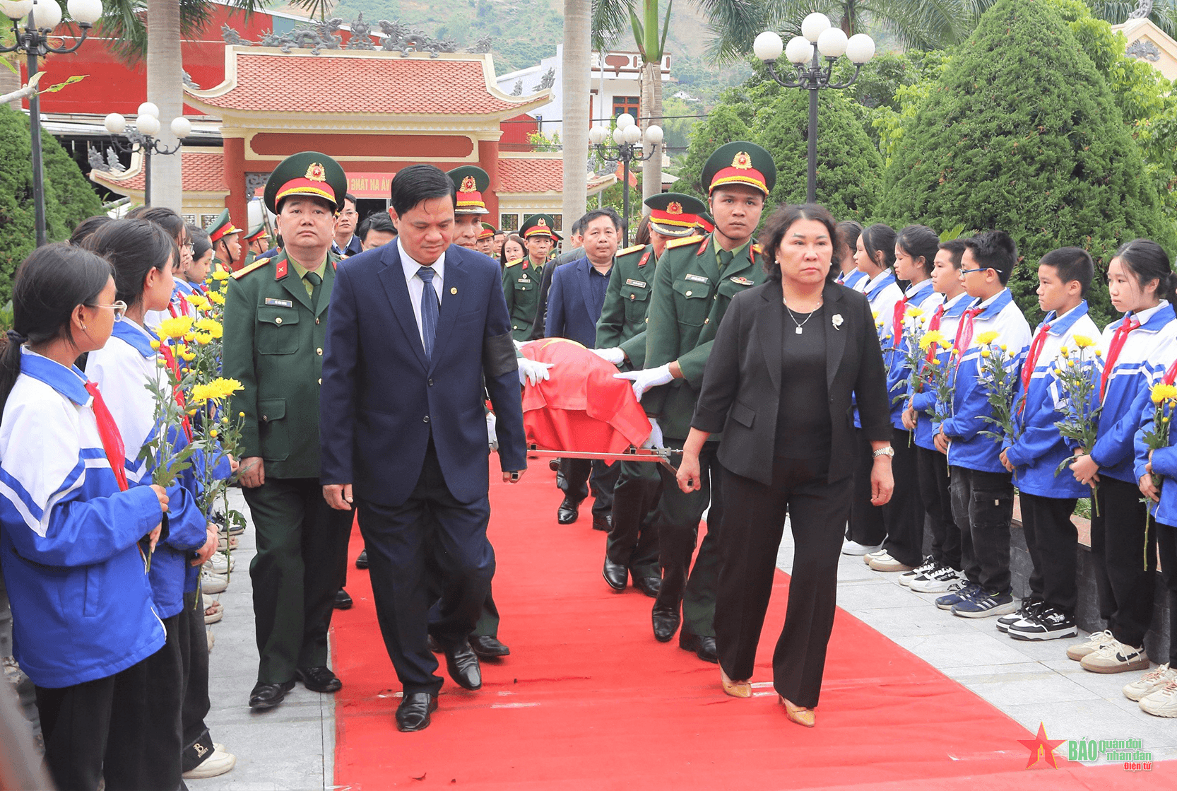 Sơn La: Đón nhận, bàn giao và an táng hài cốt liệt sĩ quy tập tại Lào