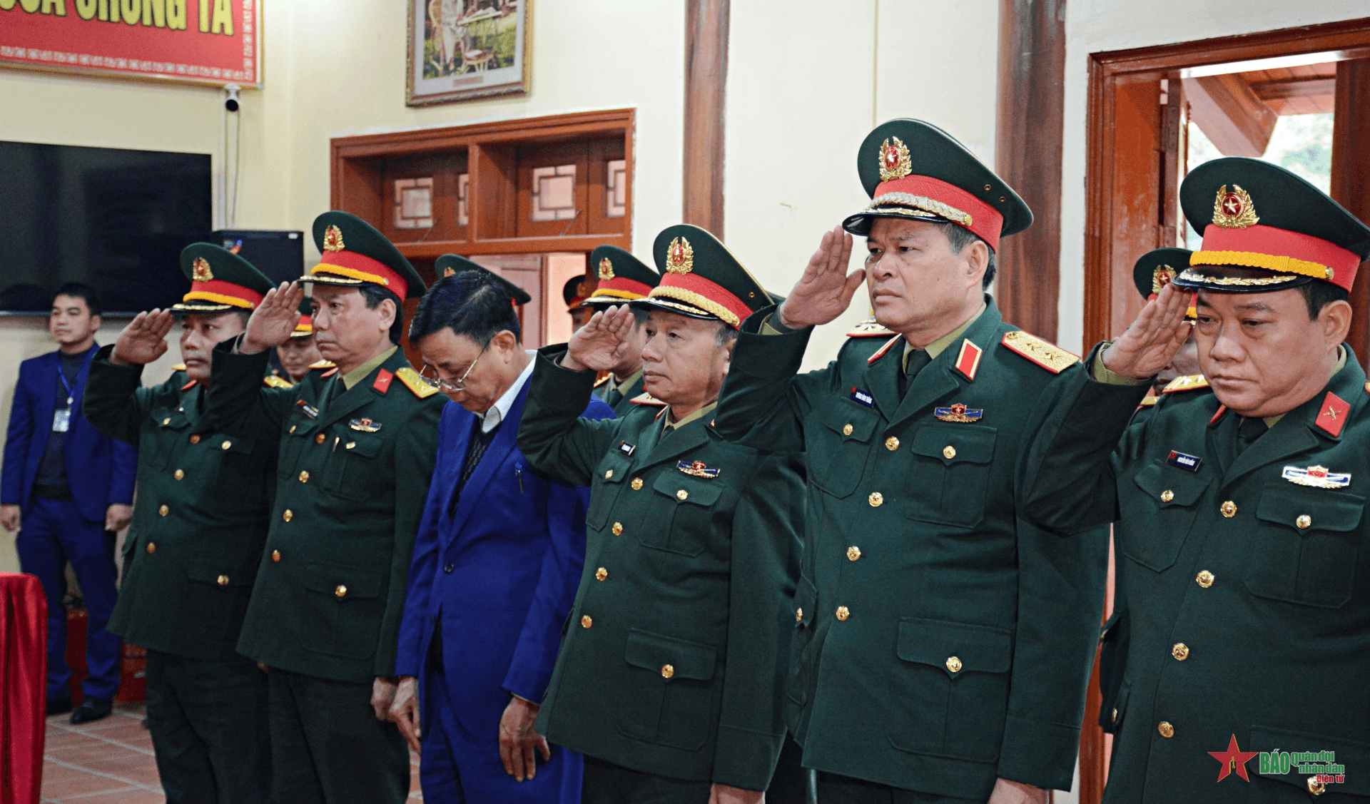 Đoàn công tác Quân ủy Trung ương, Bộ Quốc phòng dâng hương Chủ tịch Hồ Chí Minh tại Khu di tích lịch sử Quốc gia đặc biệt ATK Định Hóa, Thái Nguyên