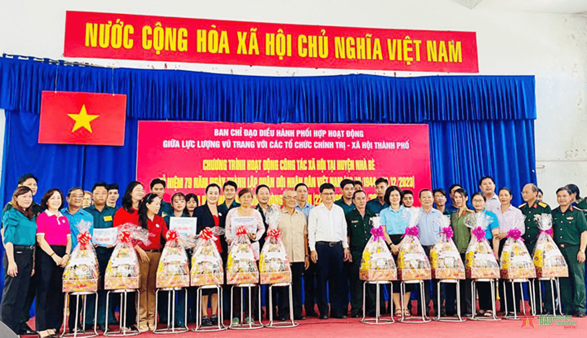 Chương trình hoạt động công tác xã hội tại huyện Nhà Bè, TP Hồ Chí Minh năm 2023