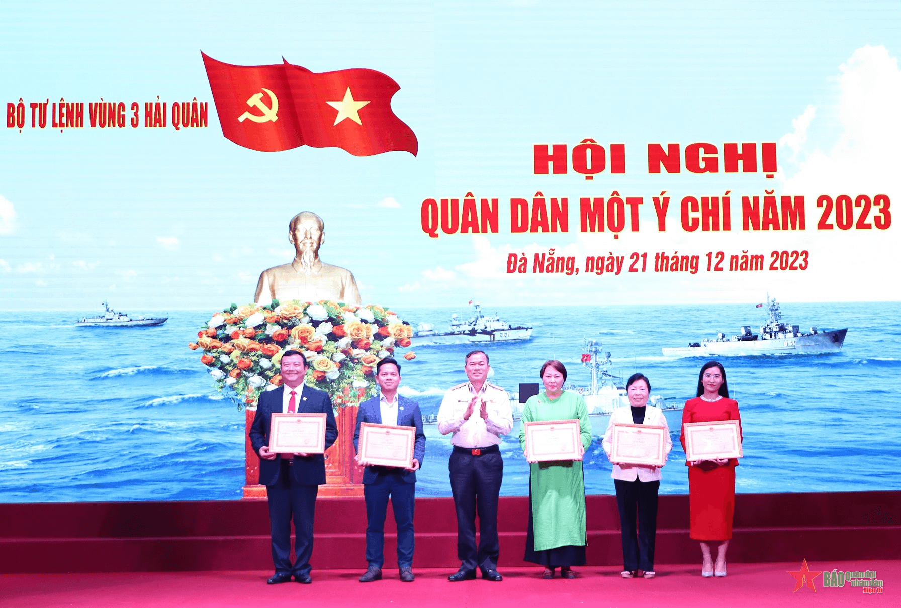 Bộ tư lệnh Vùng 3 Hải quân tổ chức Hội nghị “Quân dân một ý chí” năm 2023