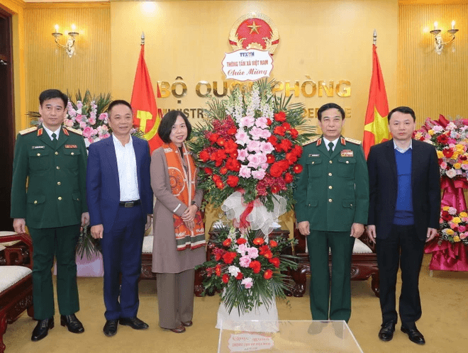 Thông tấn xã Việt Nam chúc mừng Bộ Quốc phòng nhân kỷ niệm 79 năm Ngày thành lập Quân đội nhân dân Việt Nam