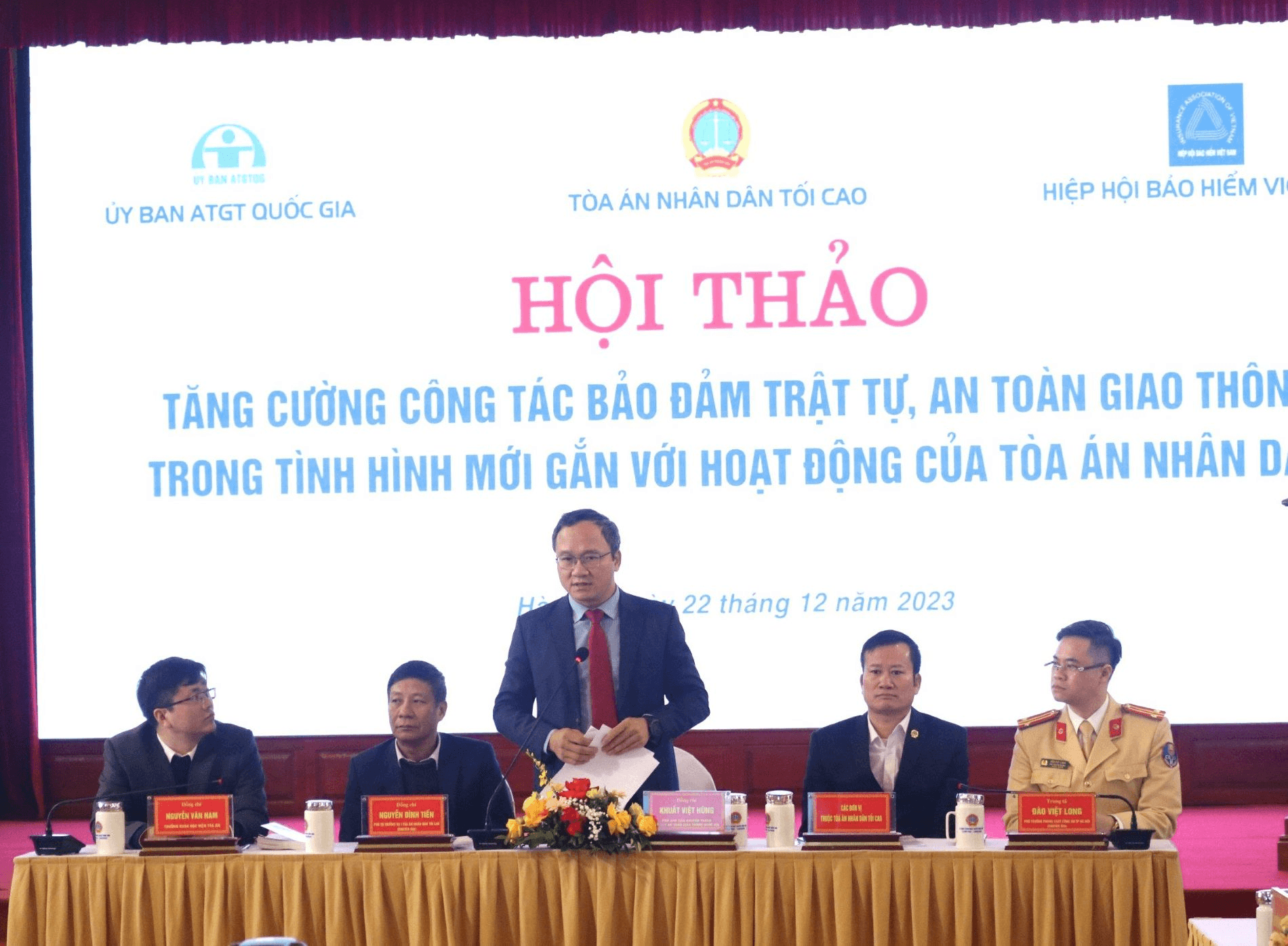 Tăng cường bảo đảm an toàn giao thông gắn với hoạt động của tòa án