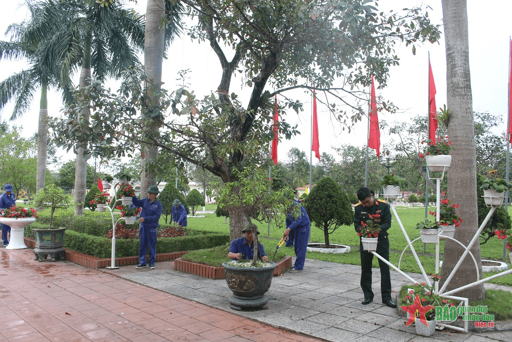 Kho K3, Cục Kỹ thuật Quân khu 4 chung tay làm đẹp “ngôi nhà chung”