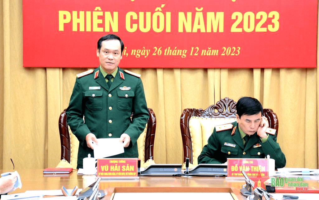 Thượng tướng Vũ Hải Sản: Đổi mới mạnh mẽ phương thức bảo đảm vật chất hậu cần đáp ứng yêu cầu trong tình hình mới