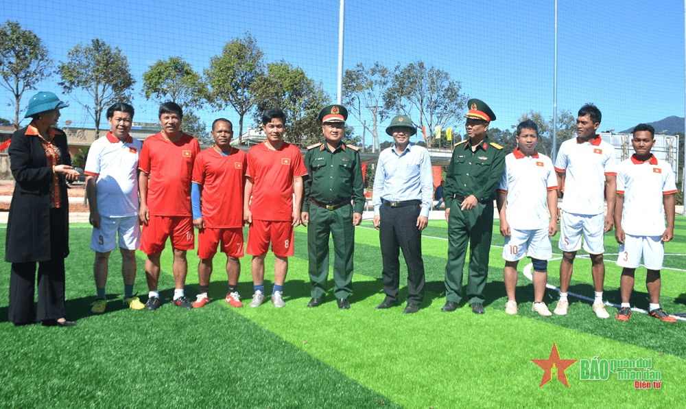 Khánh thành công trình văn hóa, thể thao tặng xã Liêng Srônh, huyện Đam Rông, tỉnh Lâm Đồng