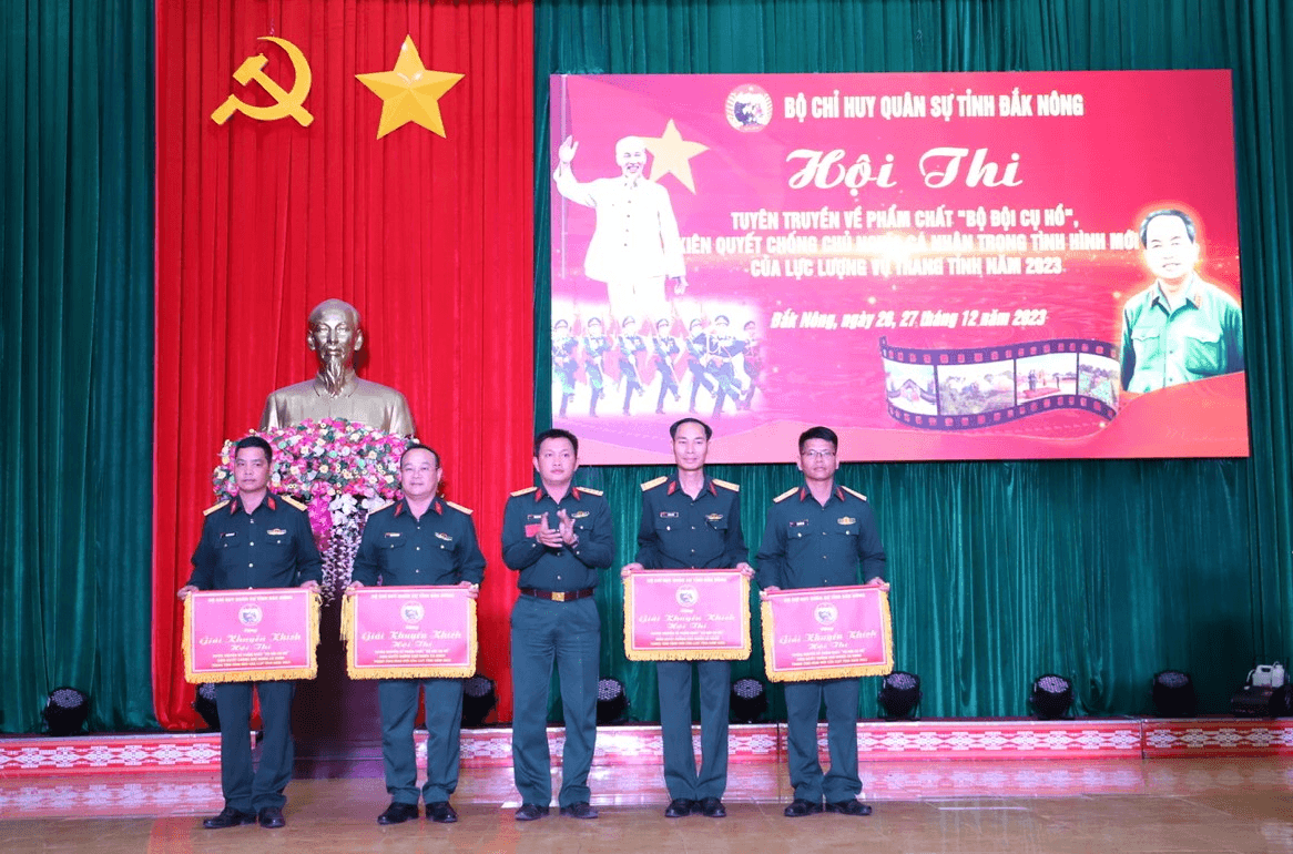 Đắk Nông: Hơn 200 thí sinh tham gia hội thi “Phát huy phẩm chất “Bộ đội Cụ Hồ” kiên quyết chống chủ nghĩa cá nhân trong tình hình mới”