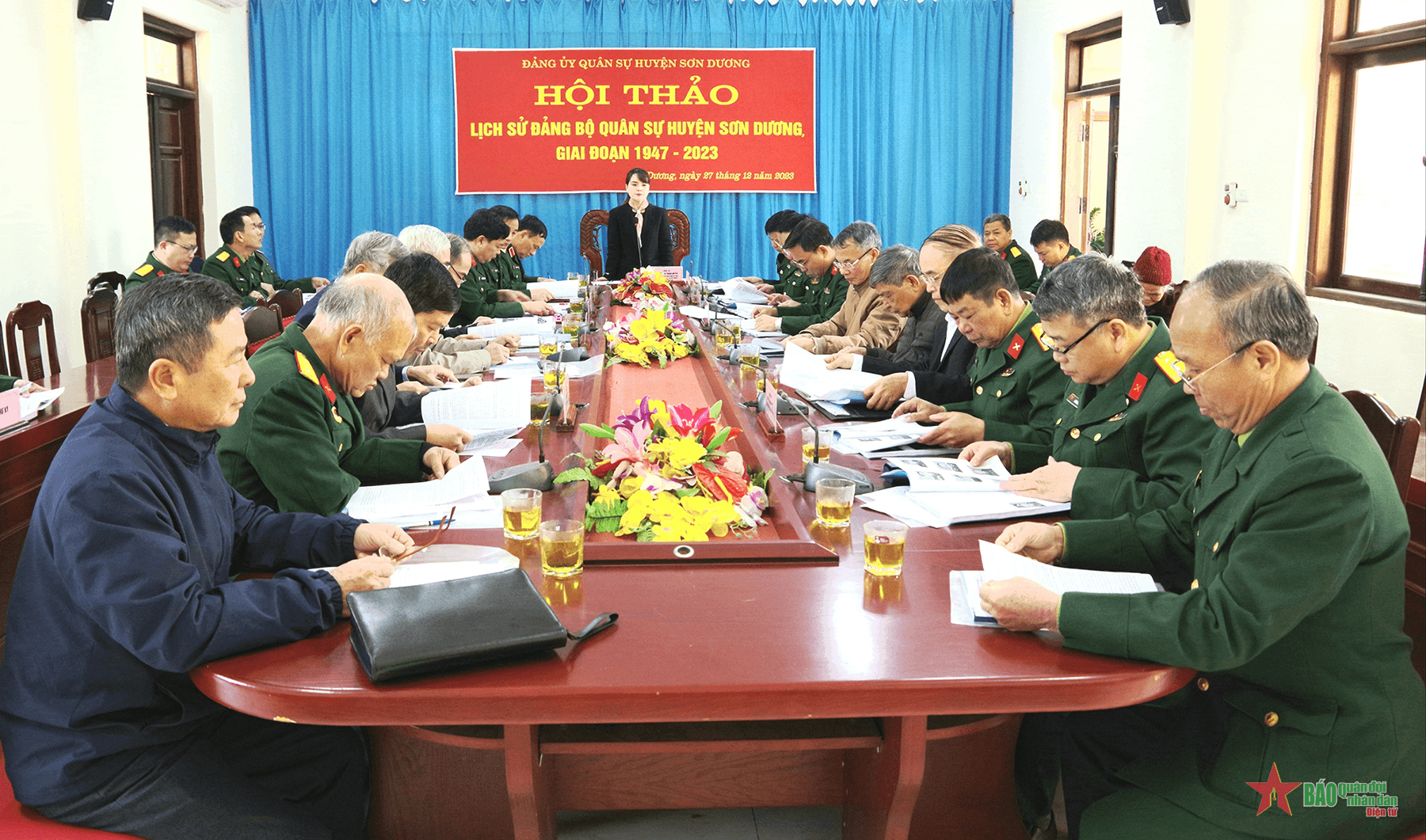 Tuyên Quang: Hội thảo Lịch sử Đảng bộ Quân sự huyện Sơn Dương, giai đoạn 1947-2023