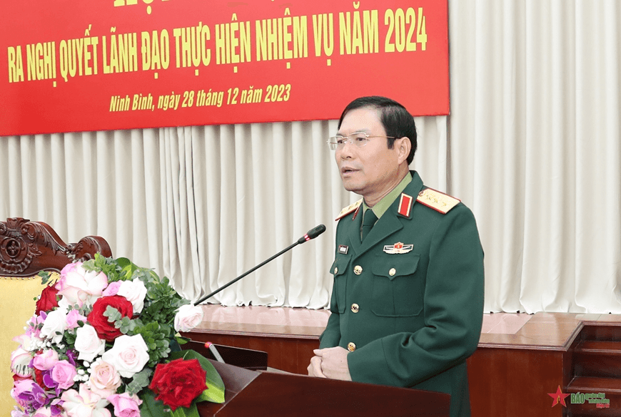 Thượng tướng Nguyễn Tân Cương: Đồng bộ các giải pháp xây dựng Quân đoàn 12 “tinh, gọn, mạnh”