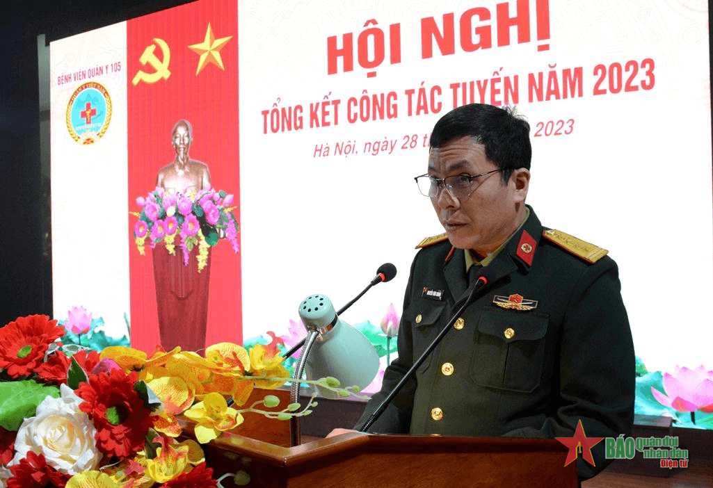 Bệnh viện Quân y 105: Năm 2023 hoàn thành vượt mức các chỉ tiêu chuyên môn

​