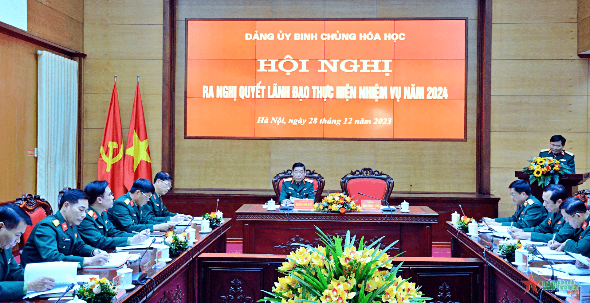Đảng ủy Binh chủng Hóa học ra nghị quyết lãnh đạo thực hiện nhiệm vụ năm 2024