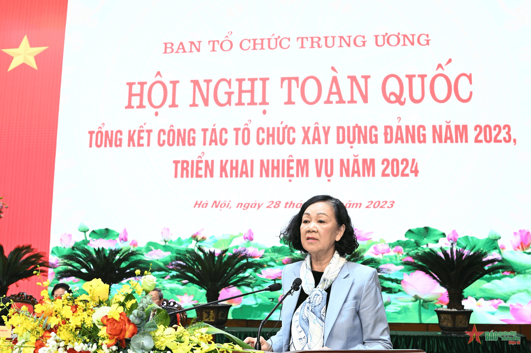 Hội nghị toàn quốc triển khai nhiệm vụ công tác tổ chức xây dựng Đảng năm 2024
