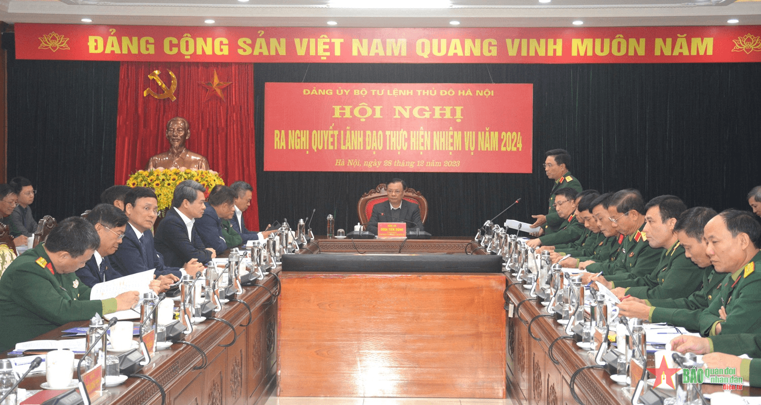 Bộ tư lệnh Thủ đô Hà Nội: Hoàn thành toàn diện các nhiệm vụ