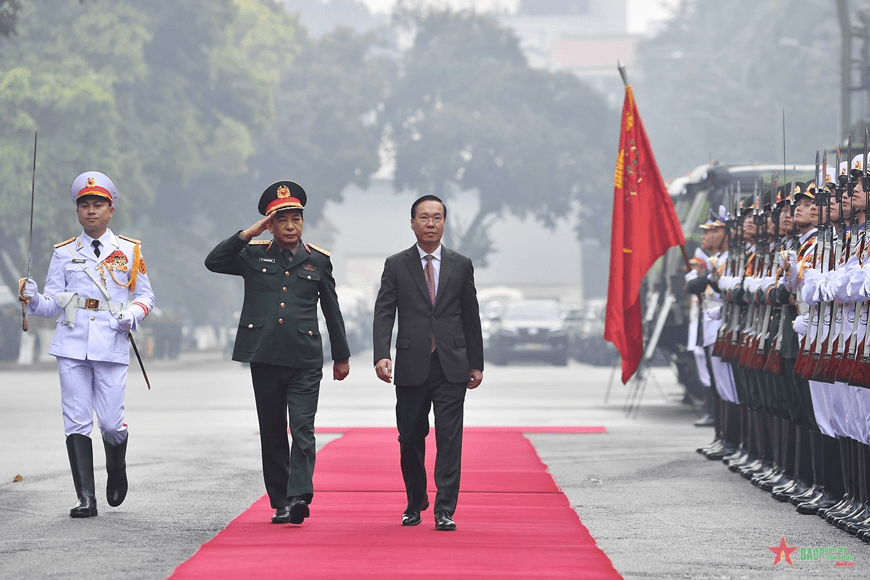 Chủ tịch nước Võ Văn Thưởng dự, chỉ đạo Hội nghị Quân chính toàn quân năm 2023