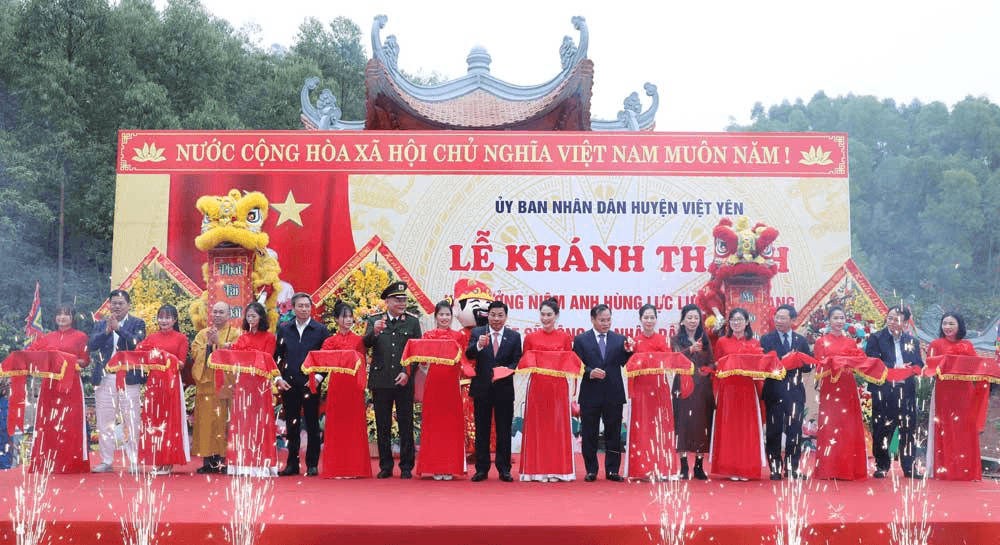 Bắc Giang: Khánh thành Khu tưởng niệm Anh hùng Lực lượng vũ trang nhân dân - nữ liệt sĩ Cao Kỳ Vân
