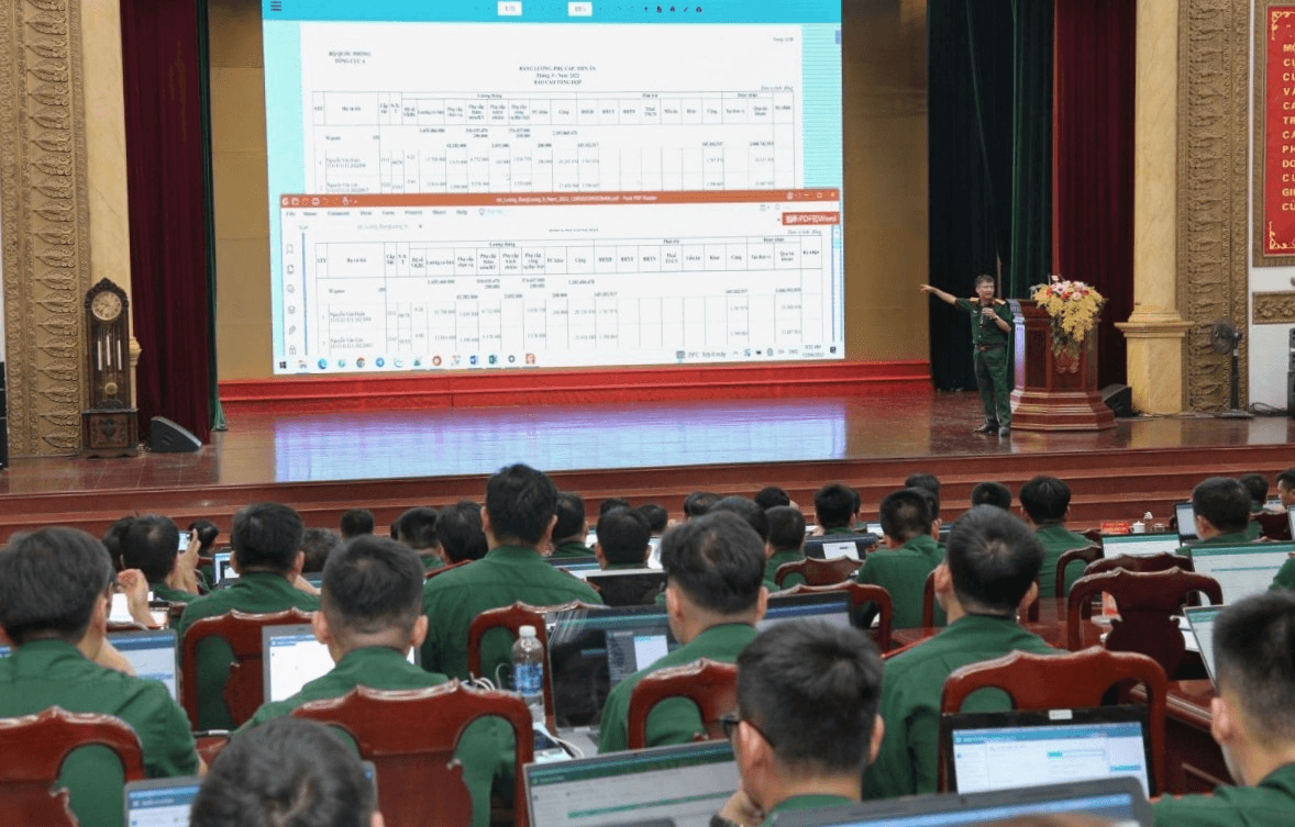 Chủ động chuyển đổi số công tác tài chính Quân đội