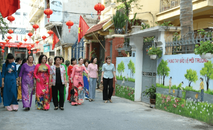 “Tuyến ngõ bích họa” ở phường Gia Thụy