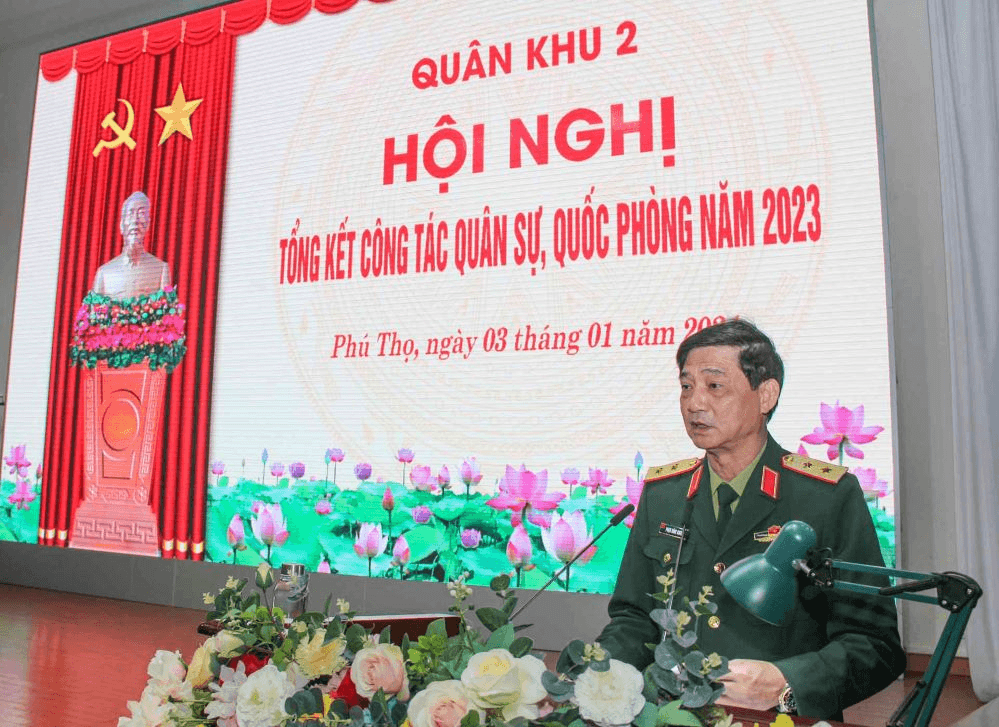 Trung tướng Phạm Hồng Chương chủ trì tổng kết công tác quân sự, quốc phòng năm 2023 Quân khu 2