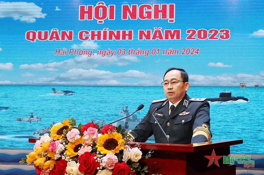 Phó đô đốc Trần Thanh Nghiêm chủ trì hội nghị Quân chính Quân chủng Hải quân năm 2023