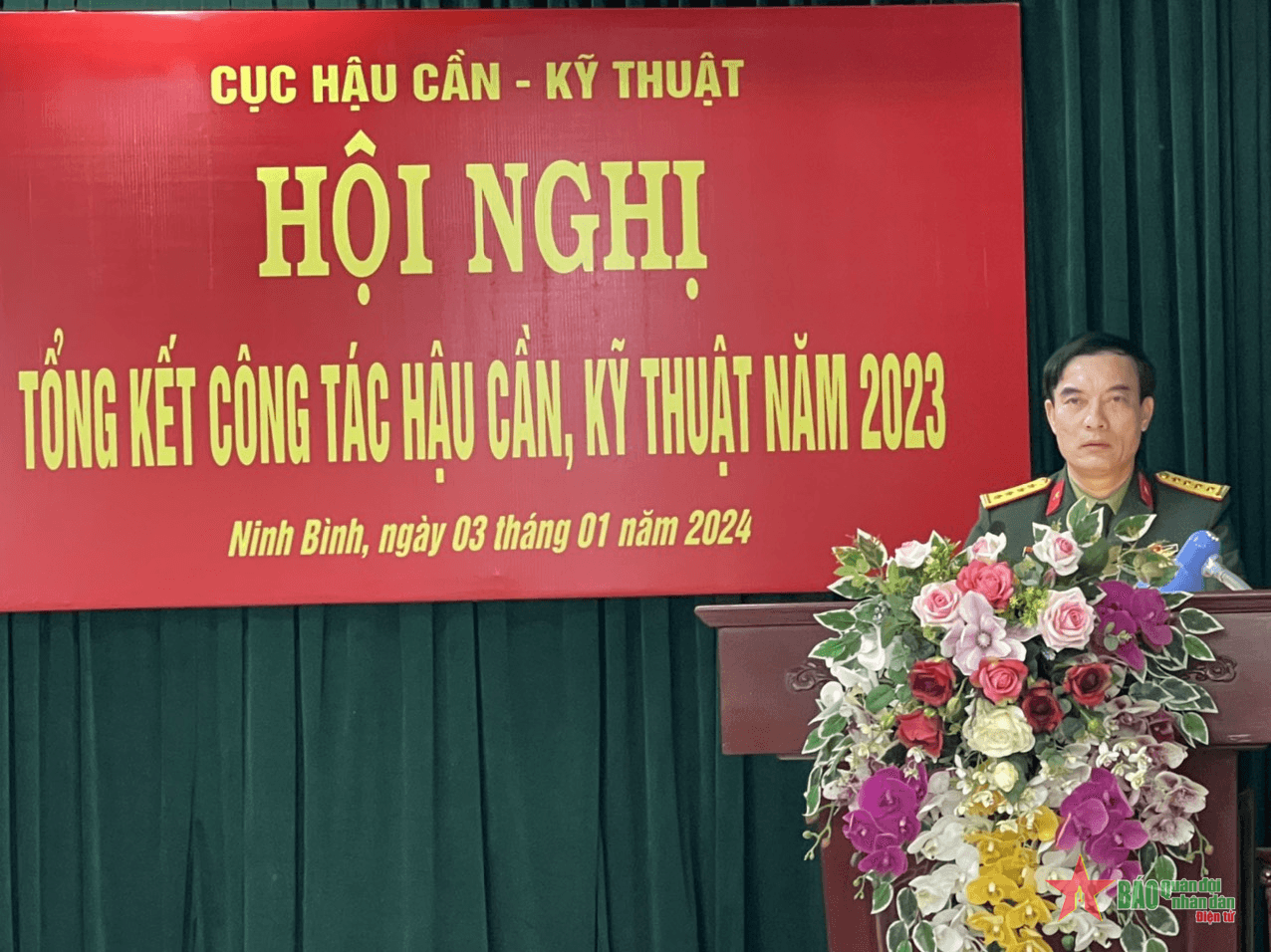 Quân đoàn 12 tổng kết công tác hậu cần - kỹ thuật năm 2023
