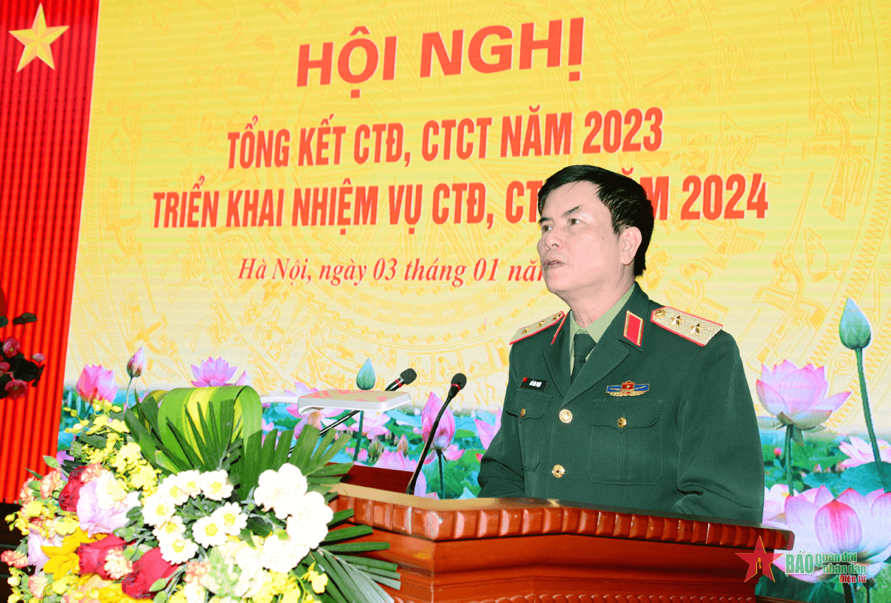 Trung tướng Đỗ Văn Thiện: Tập trung xây dựng Đảng bộ Tổng cục Hậu cần vững mạnh về chính trị, tư tưởng, tổ chức, đạo đức và cán bộ
