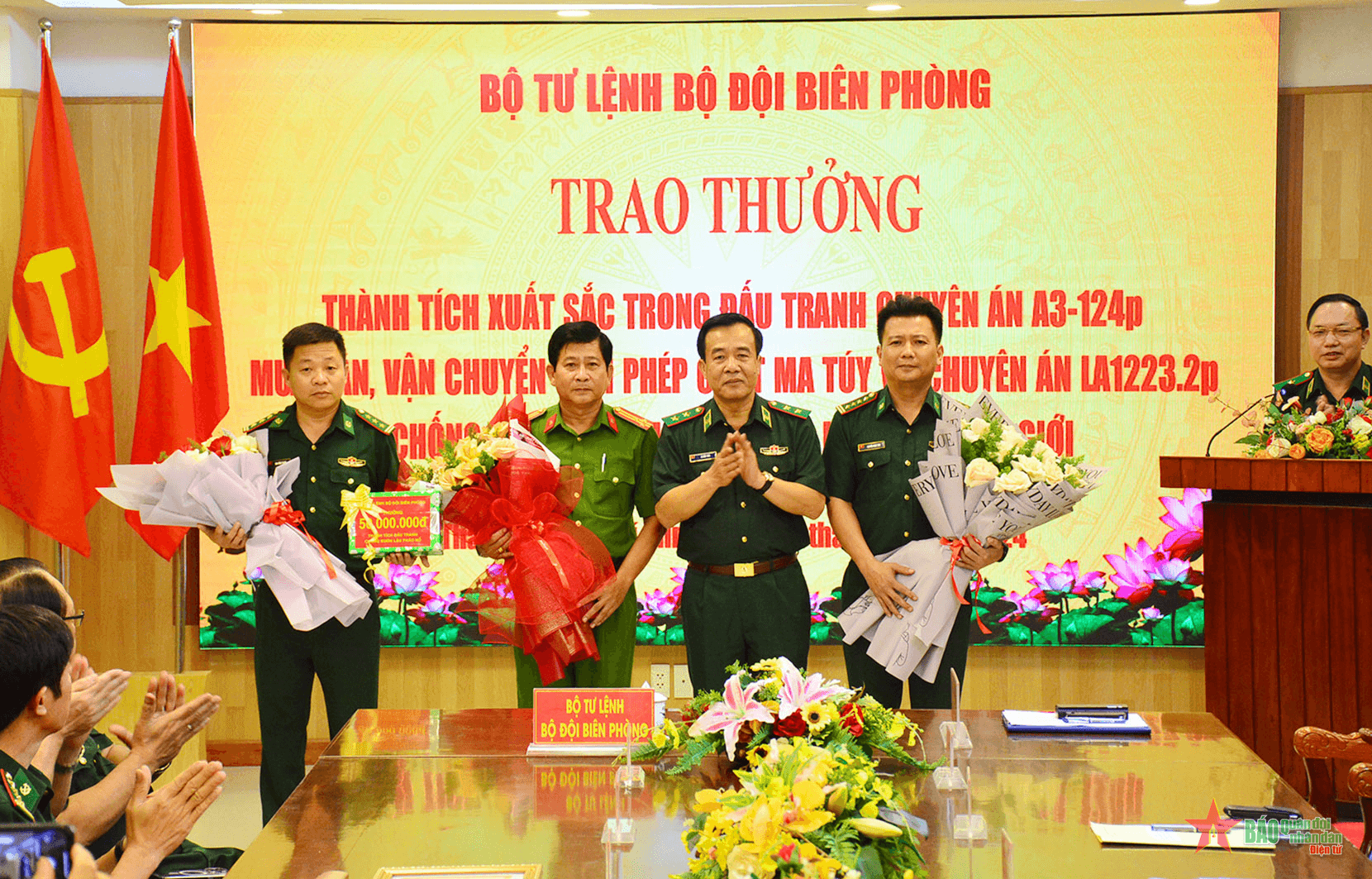 Bộ đội Biên phòng khen thưởng đột xuất các tập thể, cá nhân xuất sắc