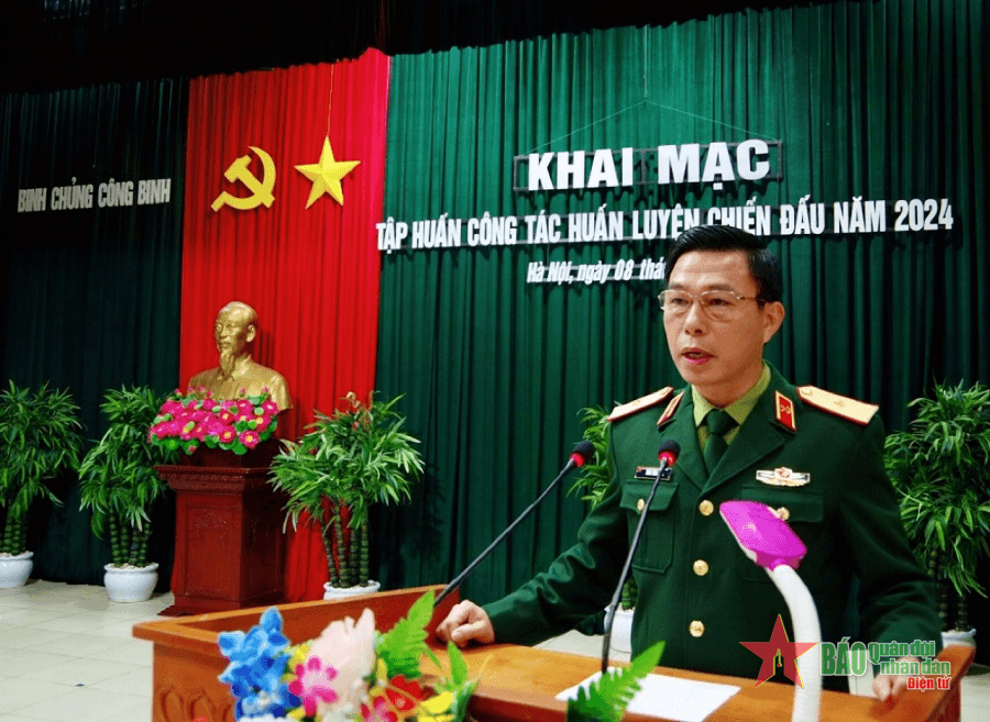 Binh chủng Công binh tập huấn công tác huấn luyện chiến đấu năm 2024