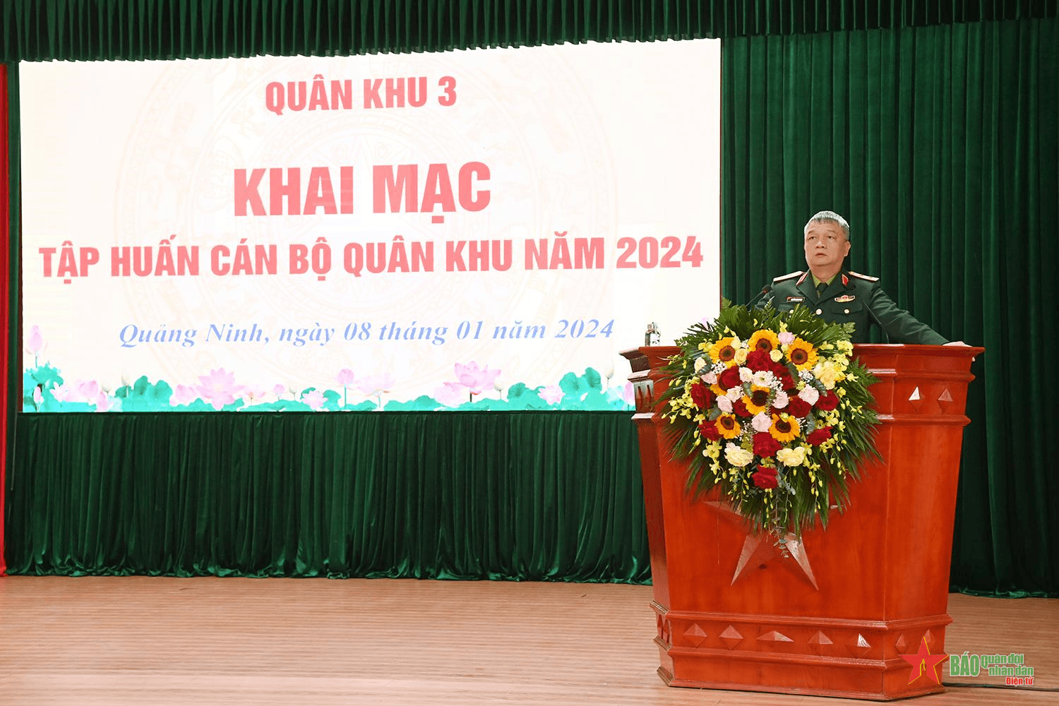 Quân khu 3 khai mạc tập huấn cán bộ năm 2024