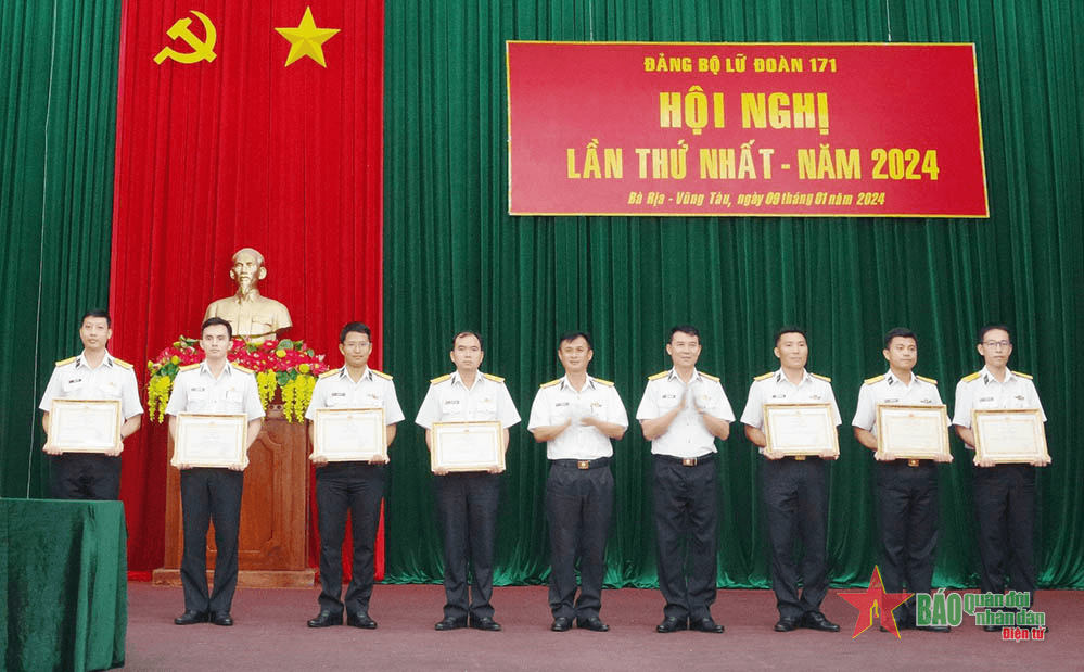 Đảng bộ Lữ đoàn 171 tập trung lãnh đạo hoàn thành thắng lợi nhiệm vụ năm 2024