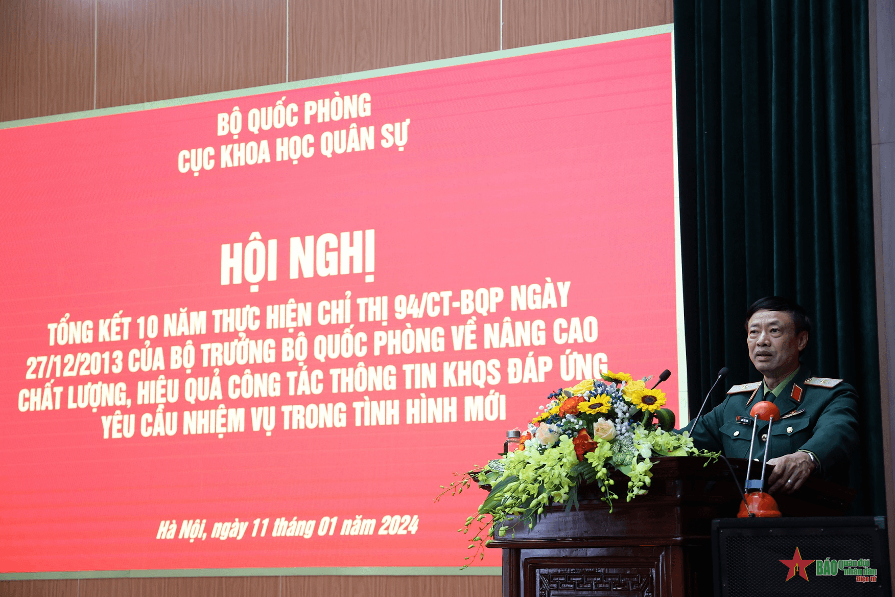 Tổng kết 10 năm công tác thông tin khoa học quân sự