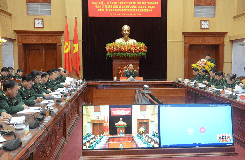 Đảng ủy Bộ đội Biên phòng triển khai thực hiện Chỉ thị số 2423