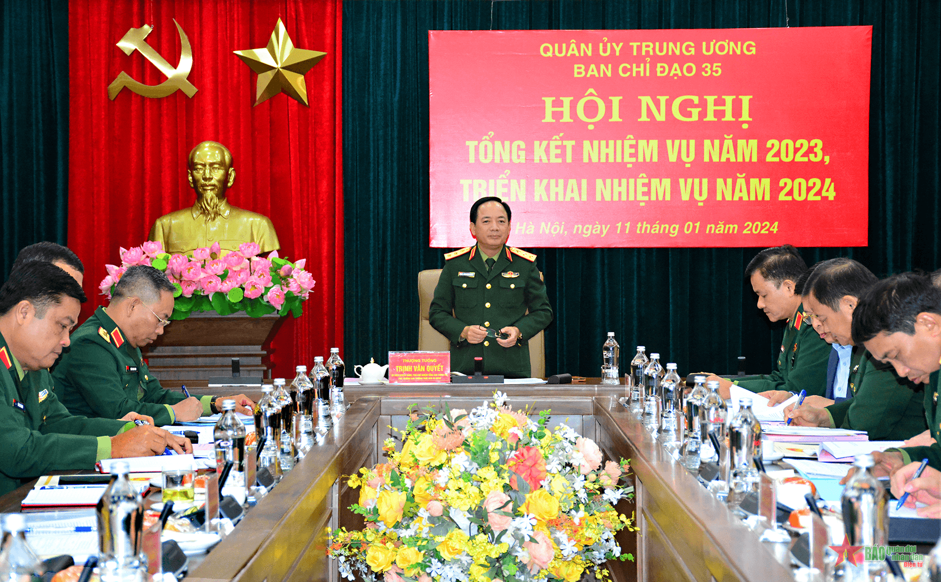 Ban chỉ đạo 35 Quân ủy Trung ương triển khai đồng bộ, hiệu quả các giải pháp bảo vệ nền tảng tư tưởng của Đảng
