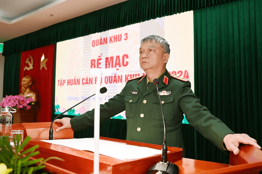 Quân khu 3: Bế mạc tập huấn cán bộ năm 2024