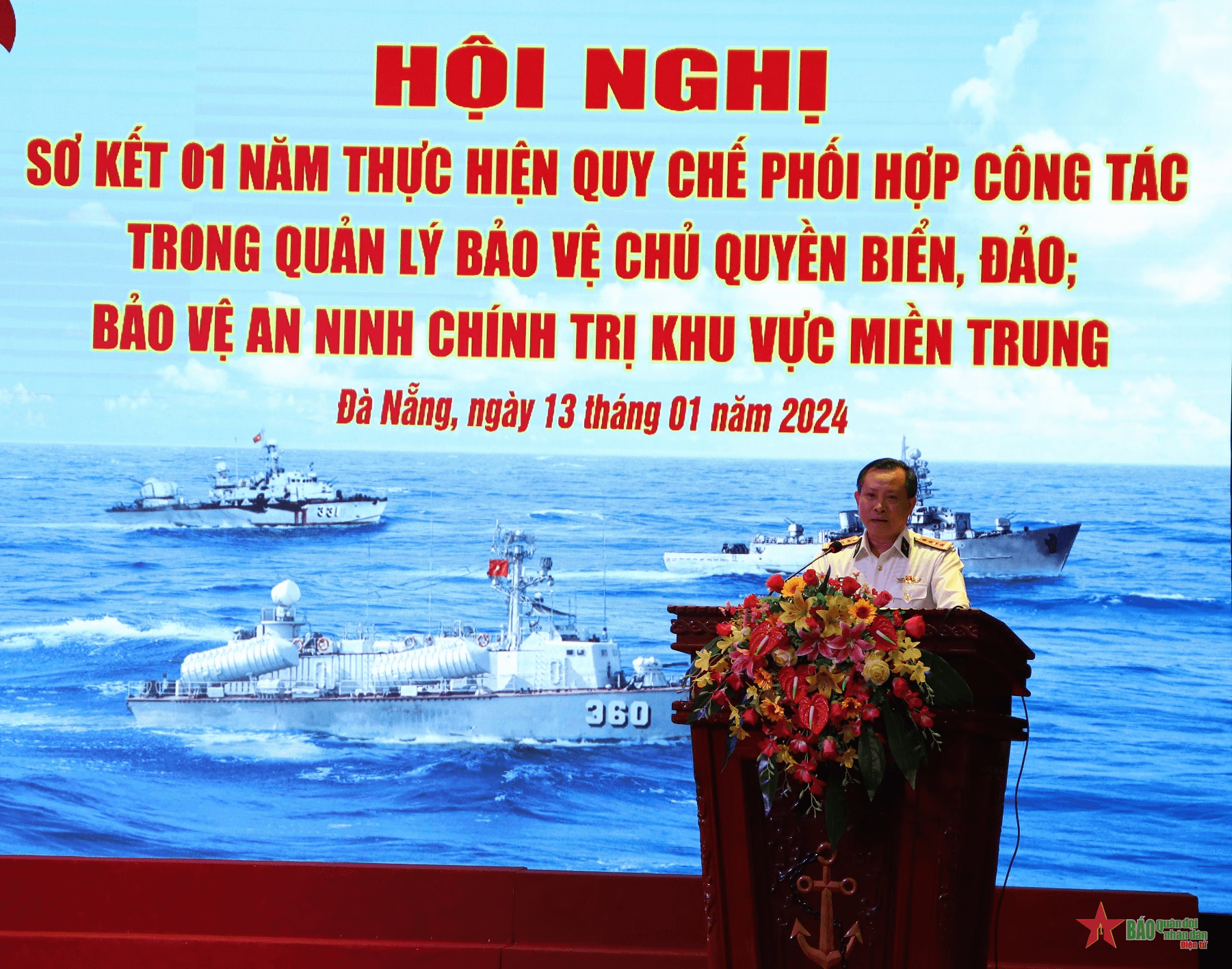 Vùng 3 Hải quân sơ kết quy chế phối hợp công tác quản lý bảo vệ chủ quyền biển, đảo
