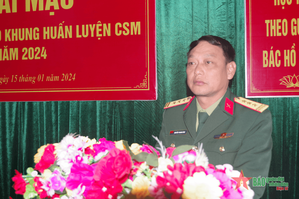 Trung đoàn 880 (Bộ CHQS tỉnh Lai Châu): Tập huấn cán bộ khung huấn luyện chiến sĩ mới năm 2024