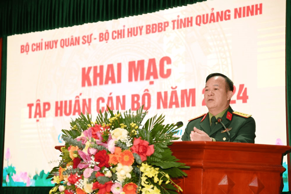 Bộ CHQS tỉnh - Bộ Chỉ huy Bộ đội Biên phòng tỉnh Quảng Ninh khai mạc tập huấn cán bộ năm 2024
