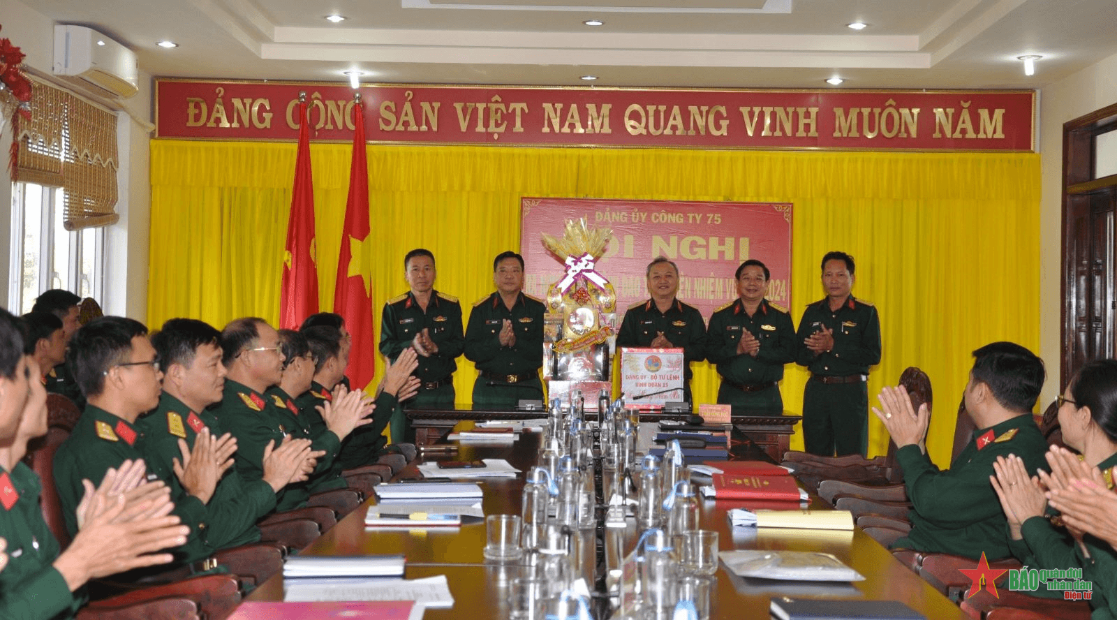 Đảng ủy Công ty 75 (Binh đoàn 15) ra nghị quyết lãnh đạo thực hiện nhiệm vụ năm 2024