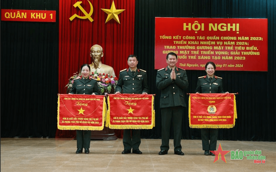 Quân khu 1 triển khai nhiệm vụ công tác quần chúng năm 2024