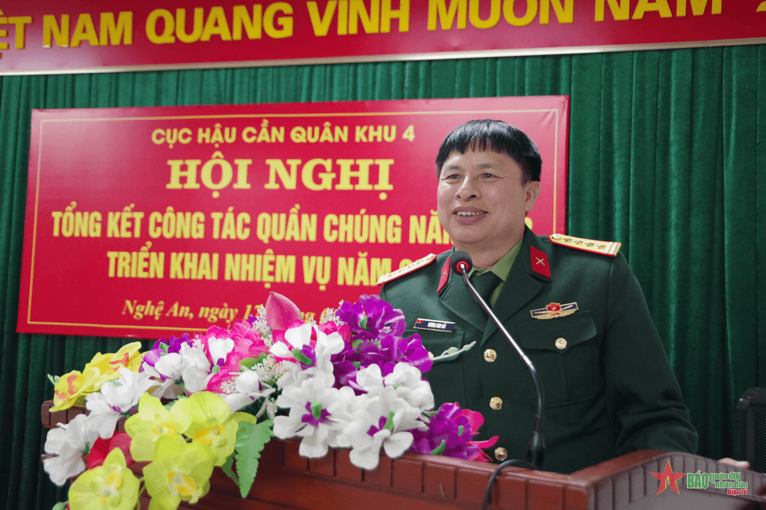 Cục Hậu cần Quân khu 4: Tổng kết công tác quần chúng năm 2023