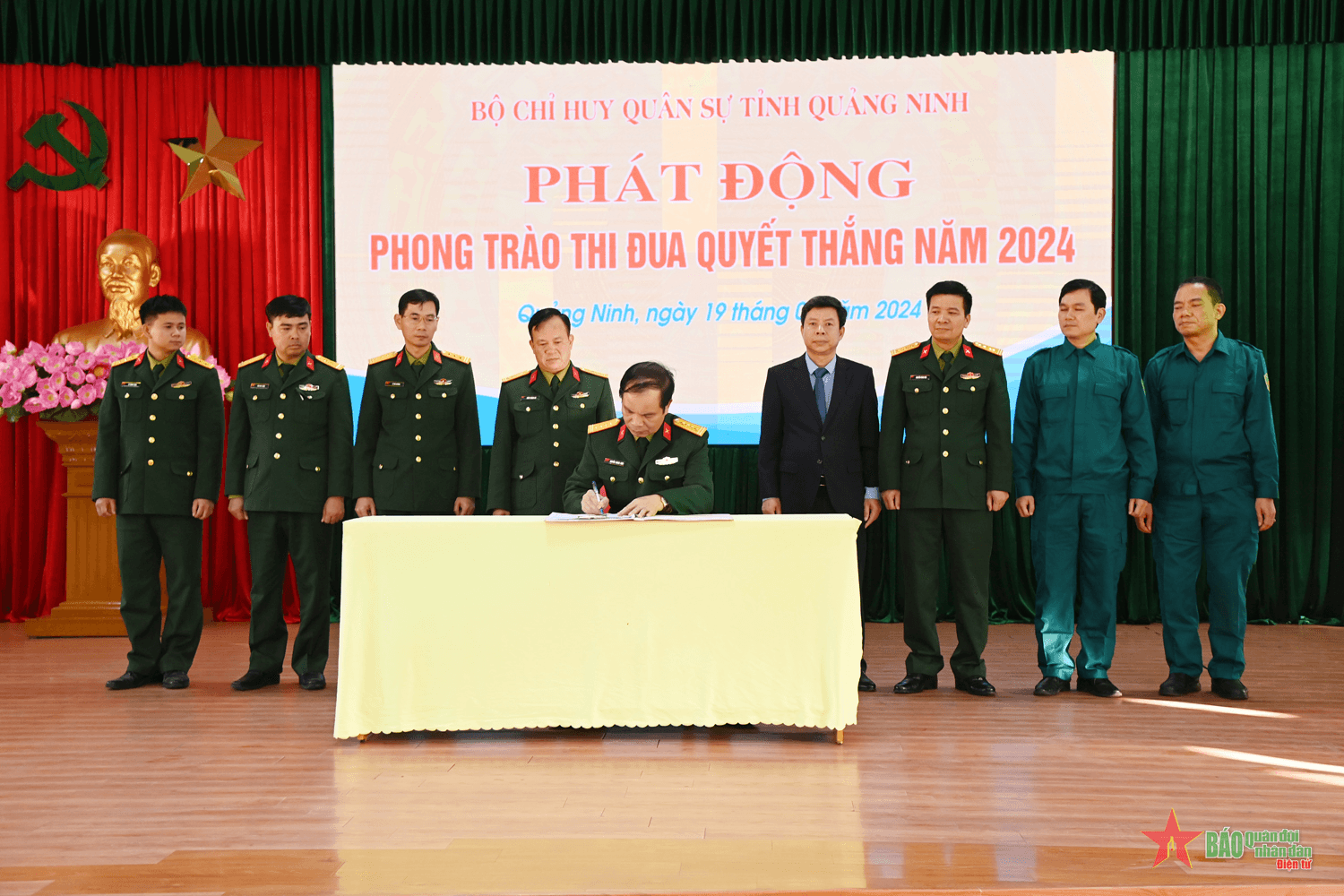 Bộ CHQS tỉnh Quảng Ninh phát động Phong trào Thi đua Quyết thắng năm 2024