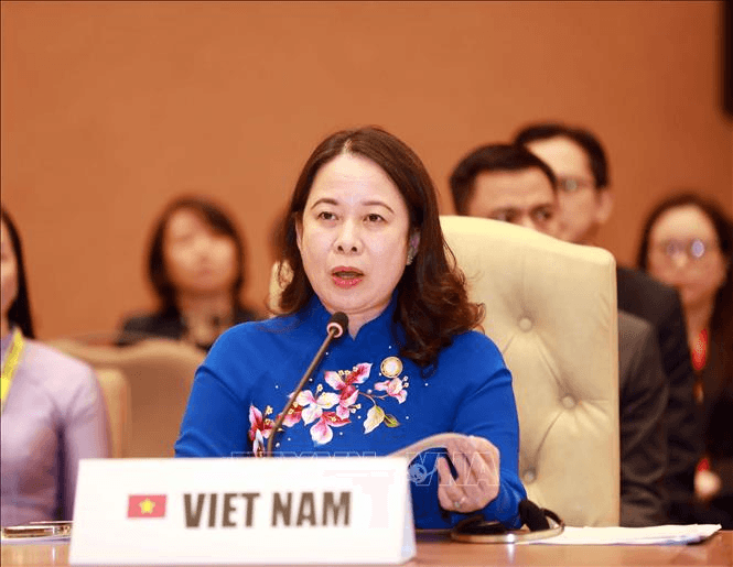Phó chủ tịch nước Võ Thị Ánh Xuân phát biểu tại Hội nghị Cấp cao lần thứ 19 Phong trào Không liên kết