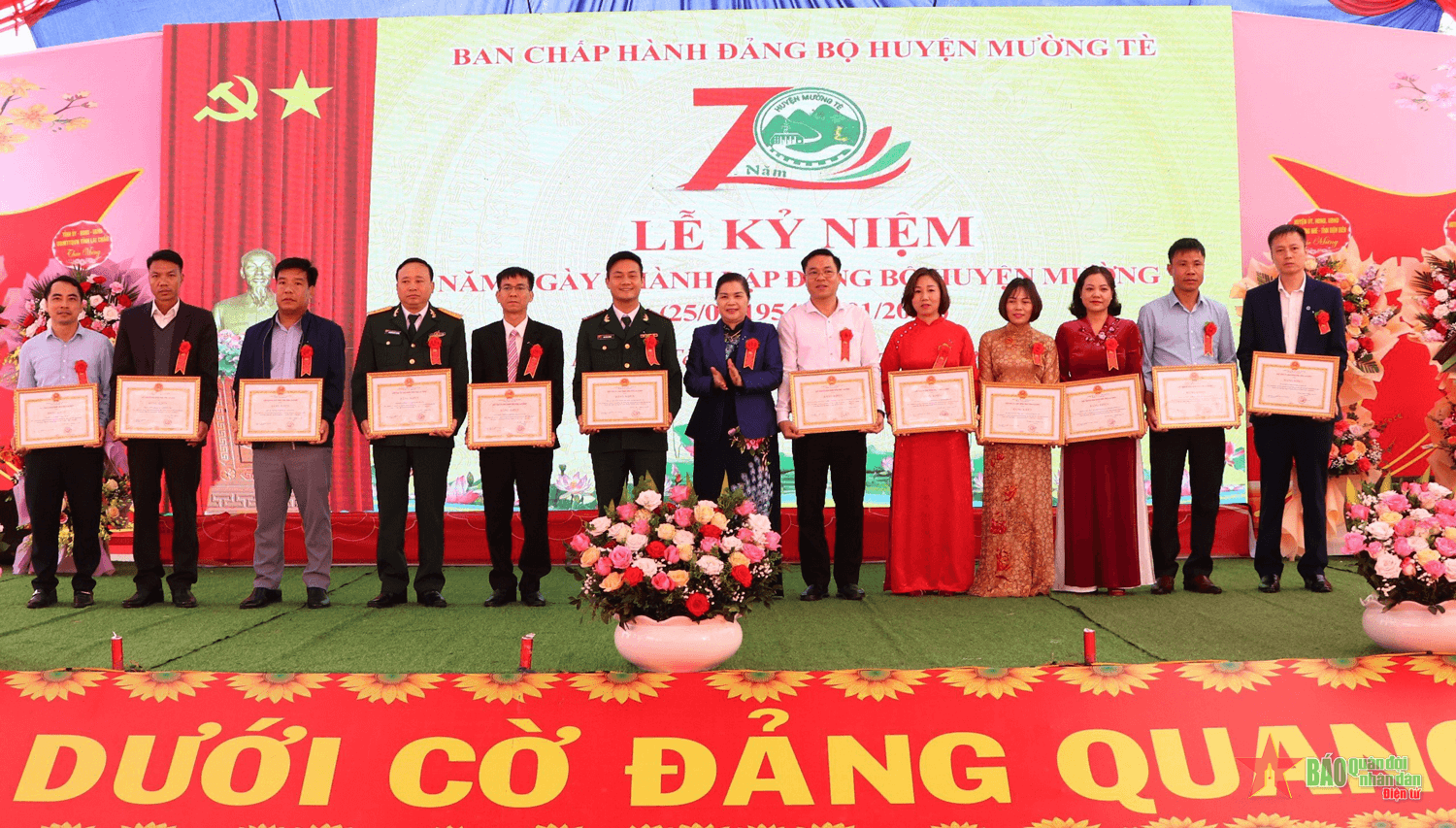 Lai Châu: Kỷ niệm 70 năm Ngày thành lập Đảng bộ huyện Mường Tè