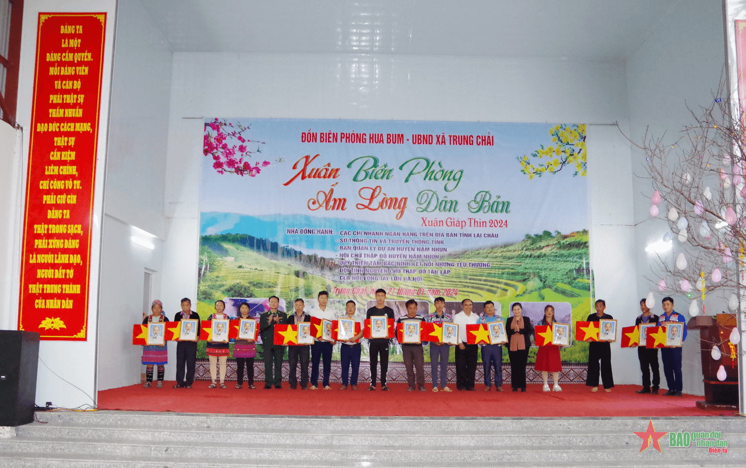 Nhiều hoạt động ý nghĩa trong Chương trình “Xuân Biên phòng ấm lòng dân bản” ở Trung Chải